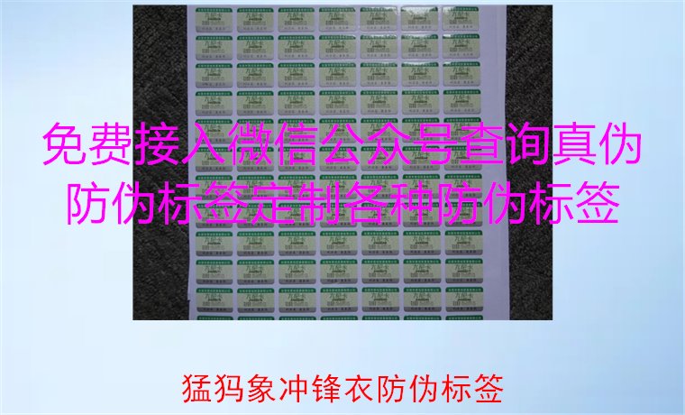 猛犸象冲锋衣防伪标签如何辨识？教你识别真伪，确保购买正品(图1)